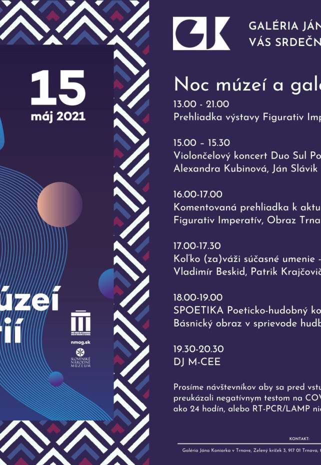 Noc múzeí a galérií 2021