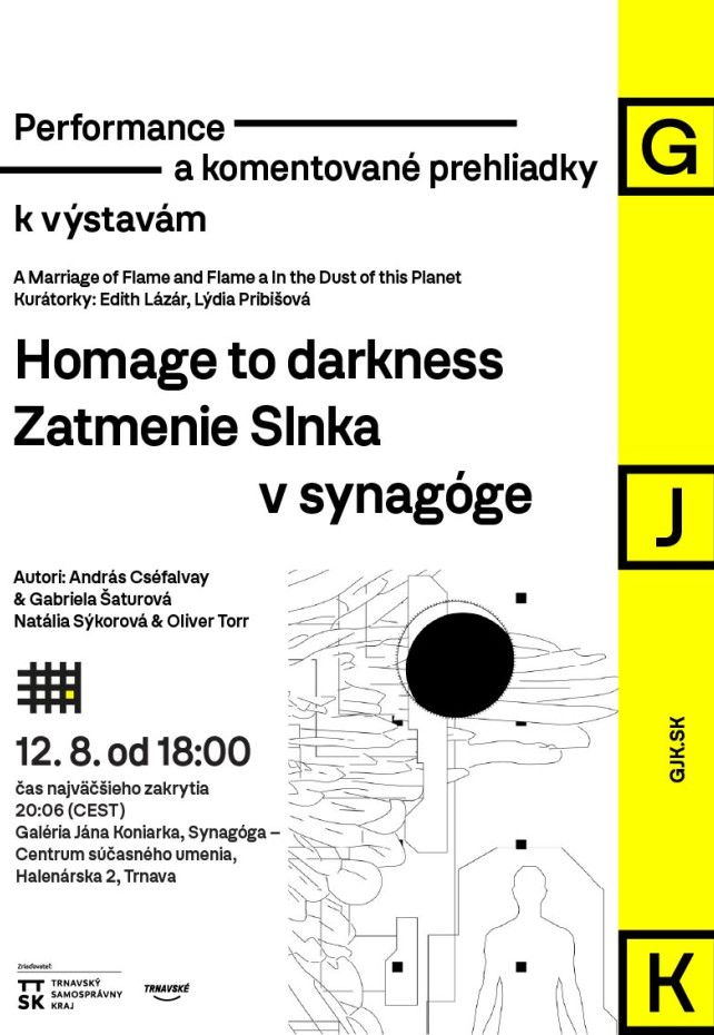 Homage to darkness - Solar Eclipse at the Synagogue