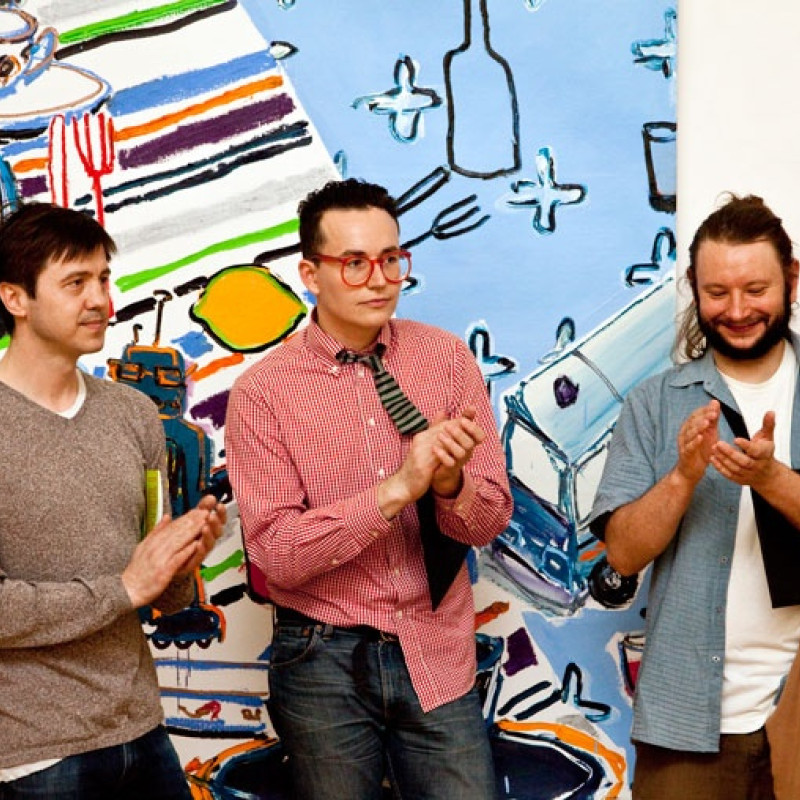 Milan Houser /predseda poroty/, Mark Ther /Cena Cyprián/, Martin Špirec /čestné uznanie/