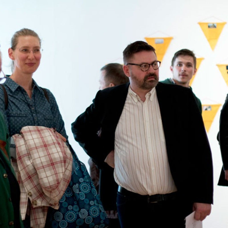 na otvorení výstavy