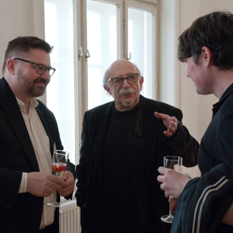 na vernisáži v Kopplovej vile