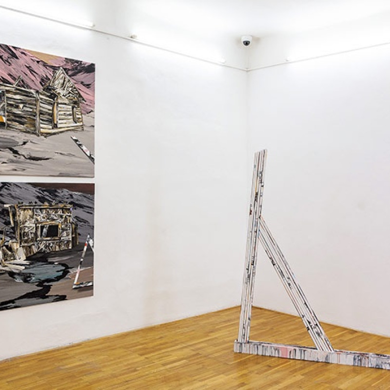 Samuel  PAUČO maľby a priestorový objekt