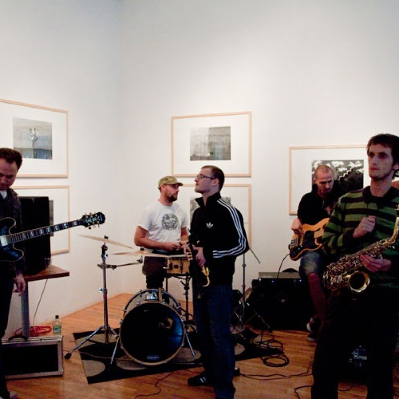 hudobný hosť na vernisáži - formácia Jazzster