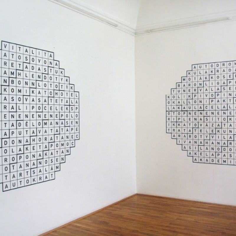 Jan Šerých, 1970: Nenenenene, 2006, krížovky, digitálna tlač