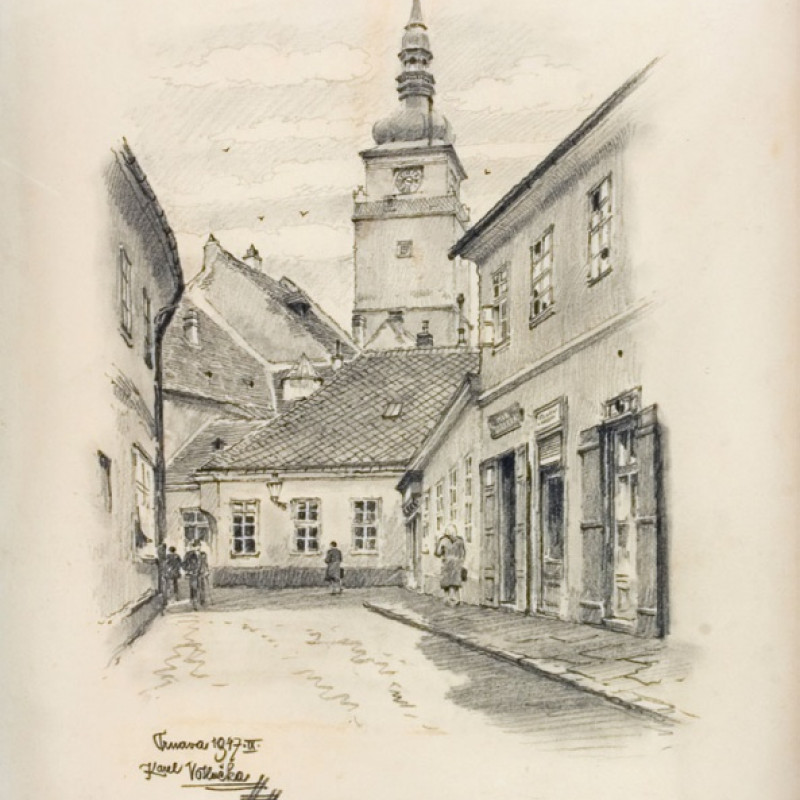 Votlučka Karel, Trnava 1947, 1947, Uhoľ, G – 3021