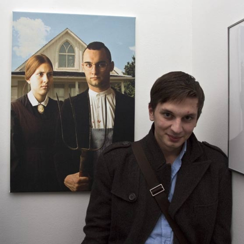 študent Marek Kollárik a jeho reprodukcia