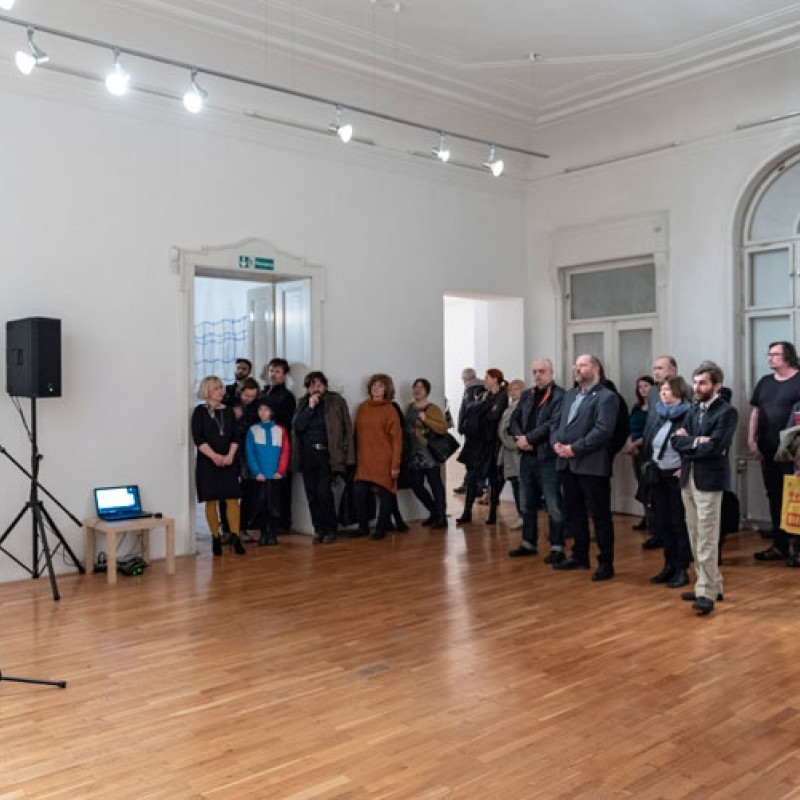 na otvorení výstavy