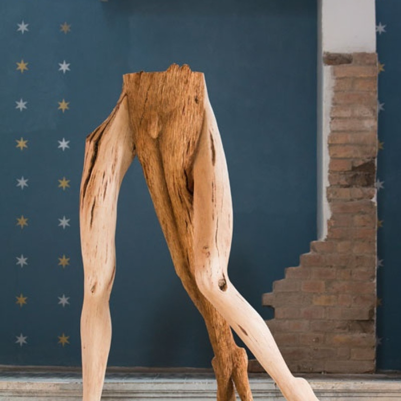 Pieta, 2016, drevo (hruška)