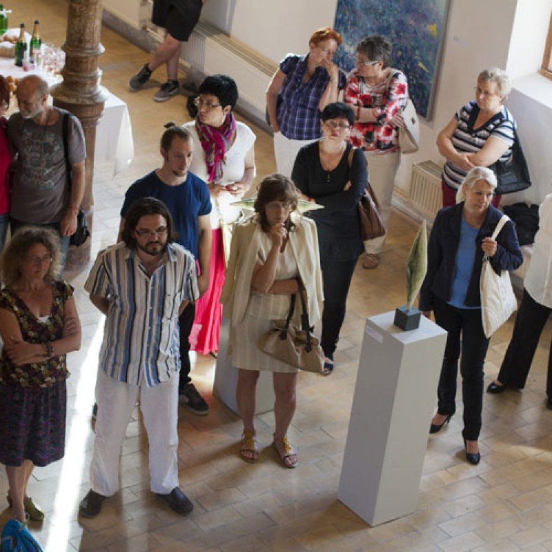 na vernisáži v Synagóge