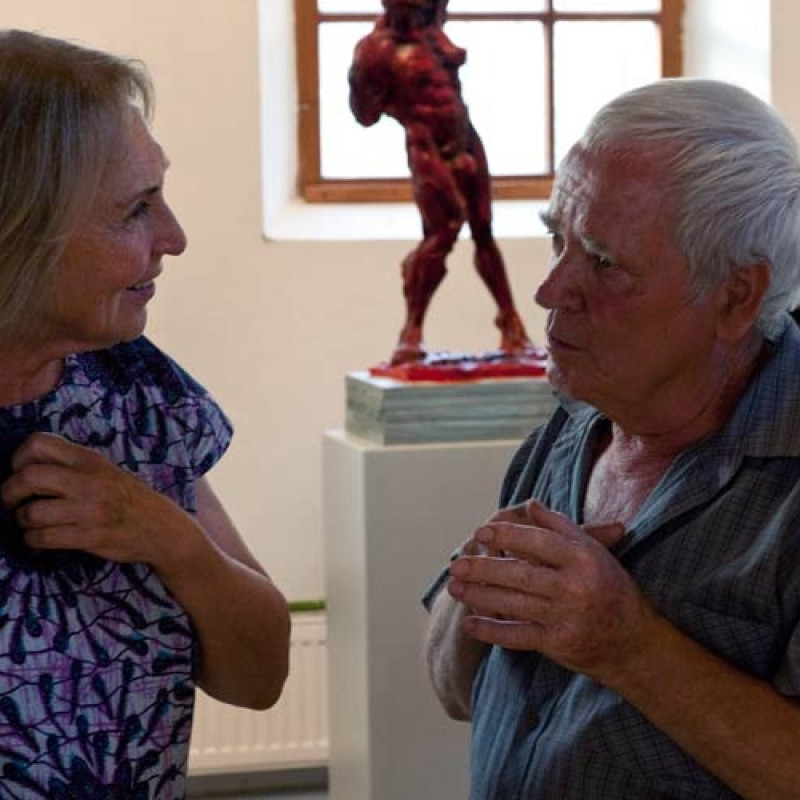 na otvorení výstavy