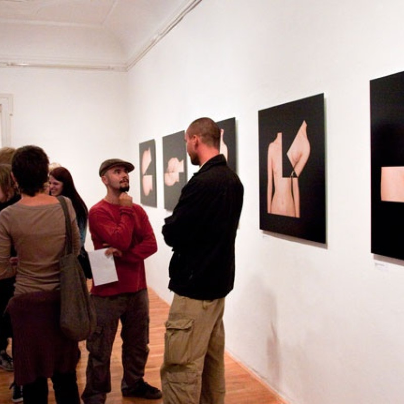 vernisáž MIRO ŠVOLÍK VEĽKÁ ŽENA malý muž