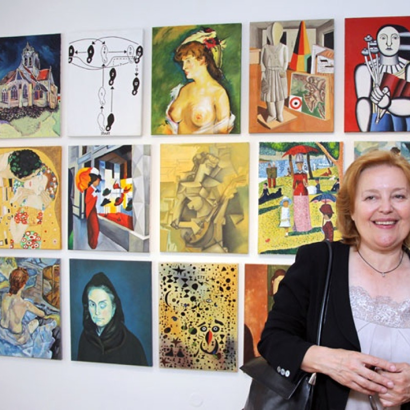 Magda Vášáryová na výstave CECI N´EST PAS UN PEDAGOGUE