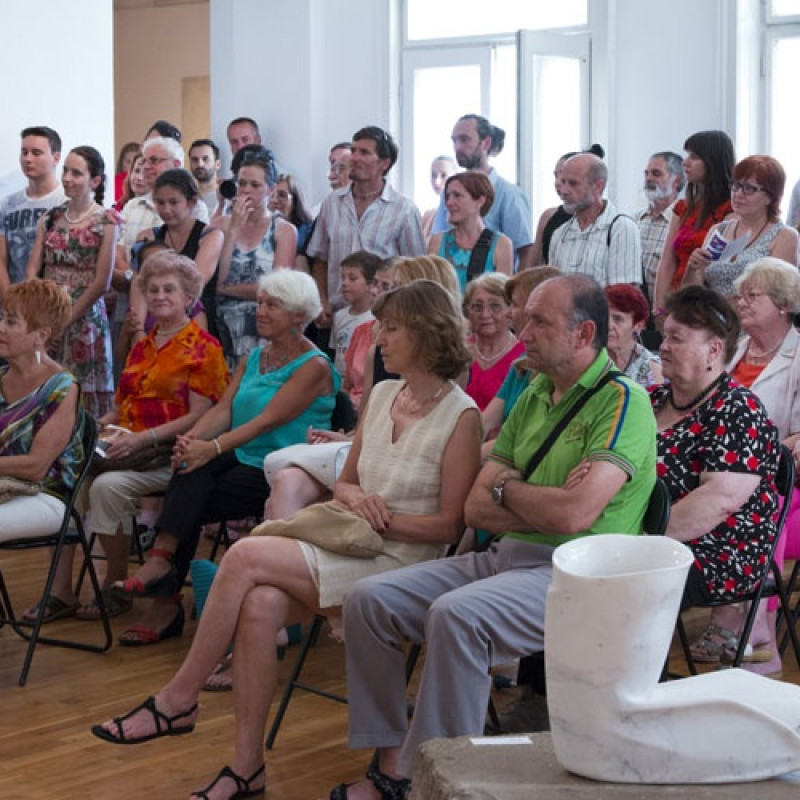 na vernisáži v Kopplovej vile