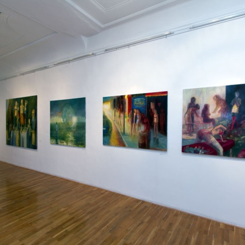 pohľad do výstavných priestorov Kopplovej vily