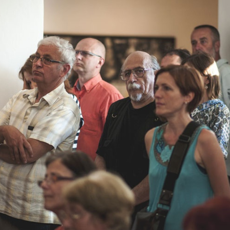 na otvorení výstavy