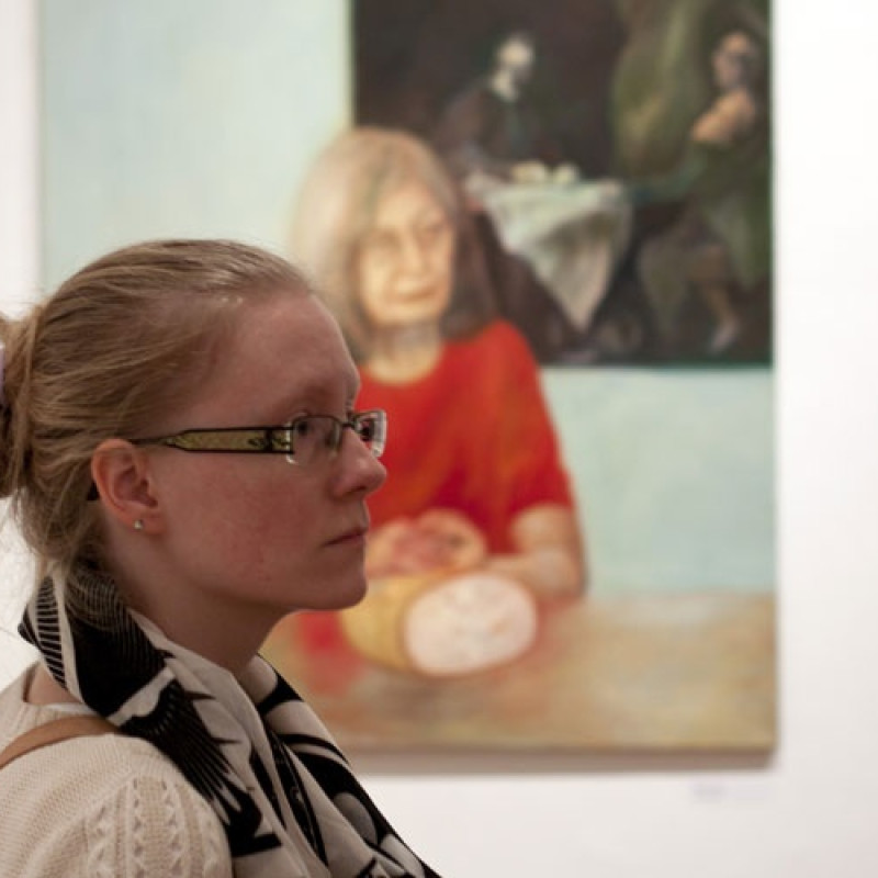 na otvorení výstavy