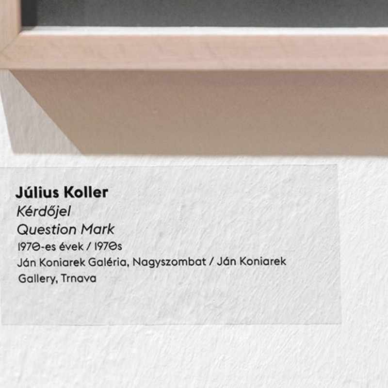 popiska k dielu zo zbierok GJK