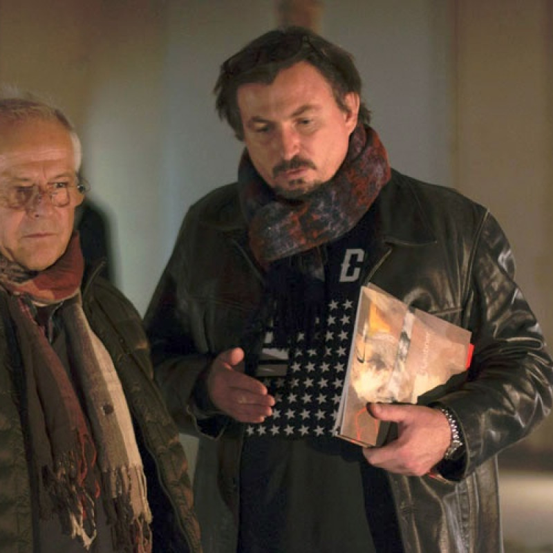 Sepp Laubner na vernisáži