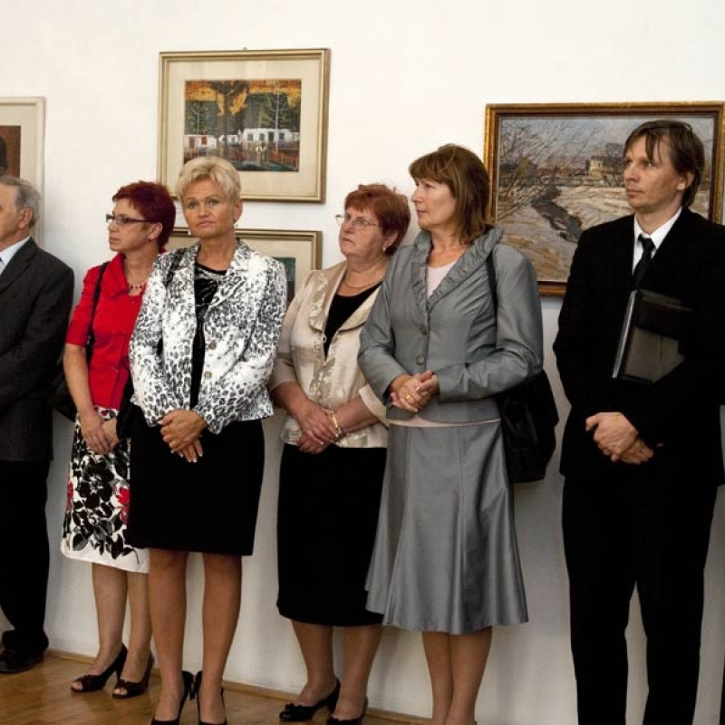 na otvorení výstavy