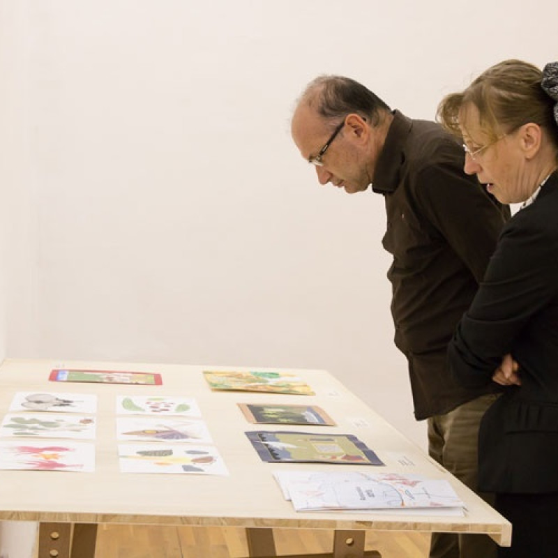 na vernisáži v Kopplovej vile