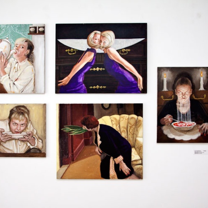 obrazy Lucie Dovičákovej v klUbe 3