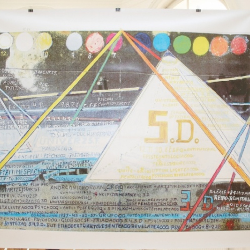 Stano Filko, 1937: Pyramída, nedatované, digitálna tlač