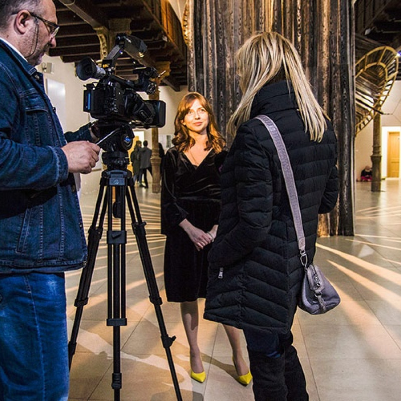 rozhovor do RTVS s kurátorkou