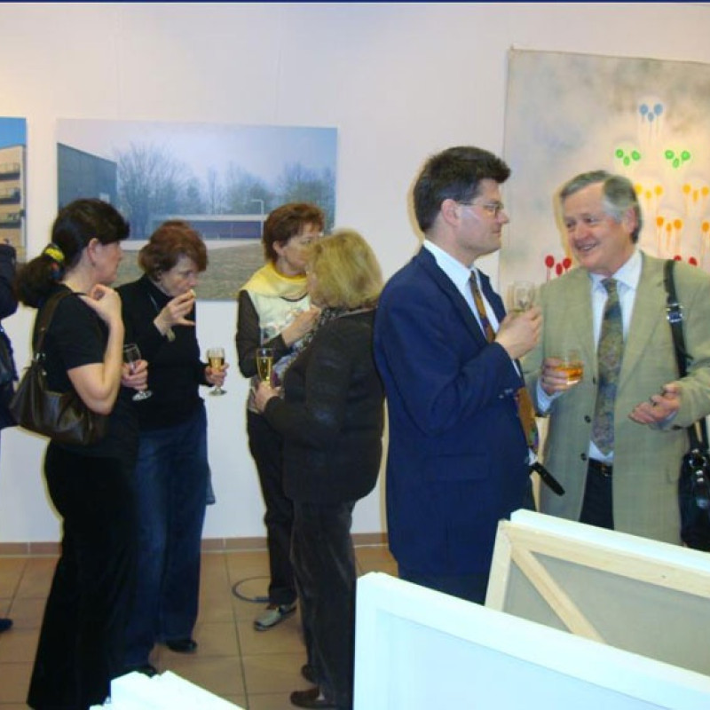 otvorenie výstavy „Scharfer Blick, heißes Blut“