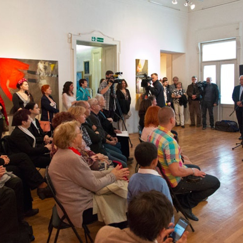 na otvorení výstavy