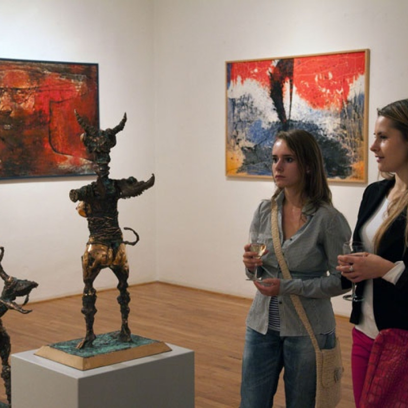 vernisáž Štefan Polák: ...vo vetre a oblakoch...