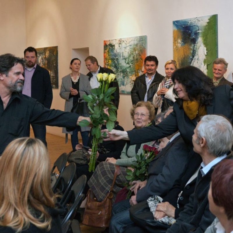 na otvorení výstavy