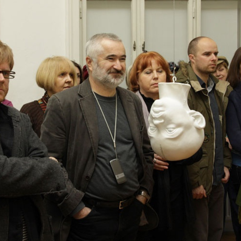 otvorenie výstav Jiřího Davida a Vlasty Žákovej