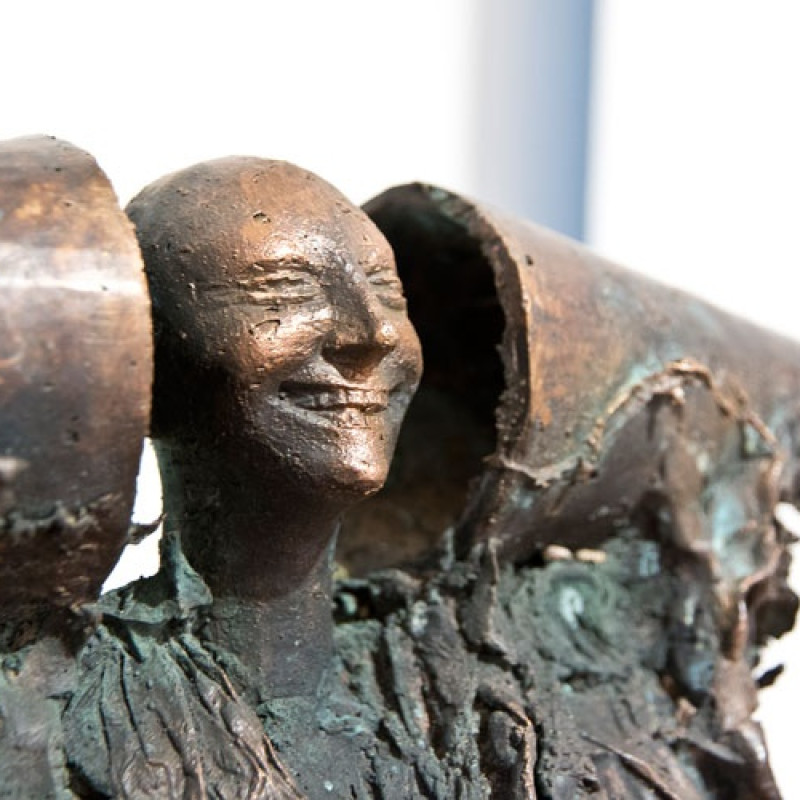 detail sochárskeho diela