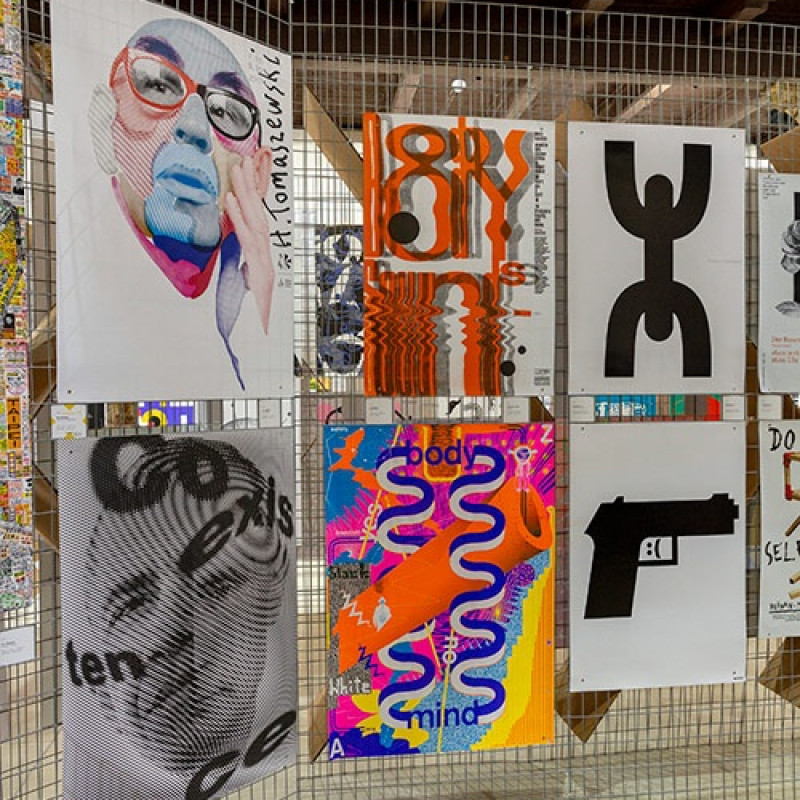 Trienále plagátu Trnava 2018 expozícia 28