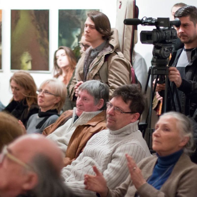 na otvorení výstavy