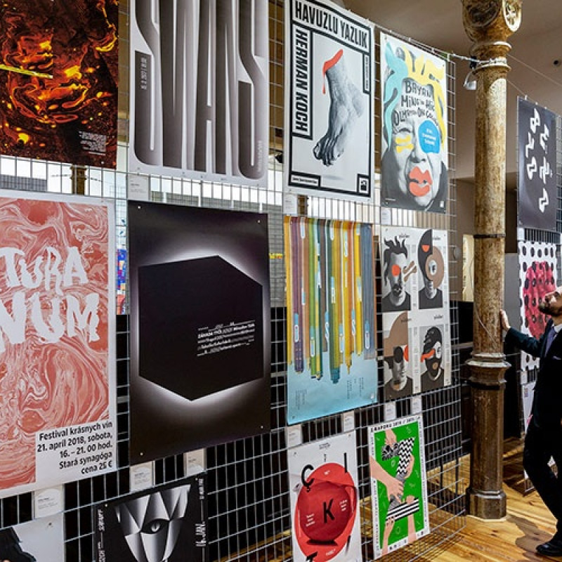 Trienále plagátu Trnava 2018 expozícia 39